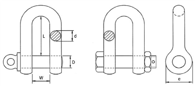 Shackle Size And Capacity Chart