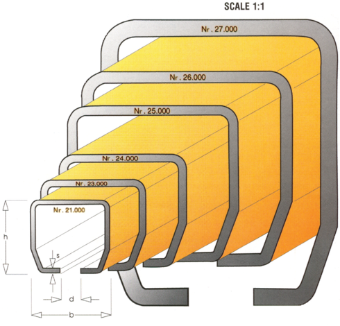 Track profile drawing