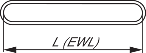 POWERTEX PRS round sling effective work length measurements