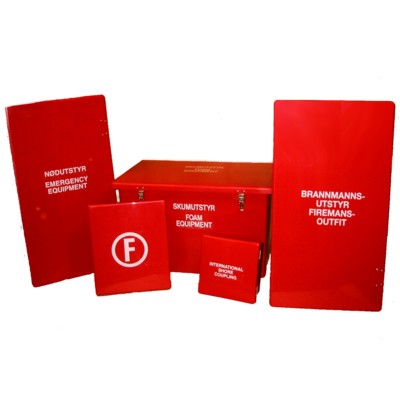 Made og glasfibre polyester calculated to handle tough weather conditions.