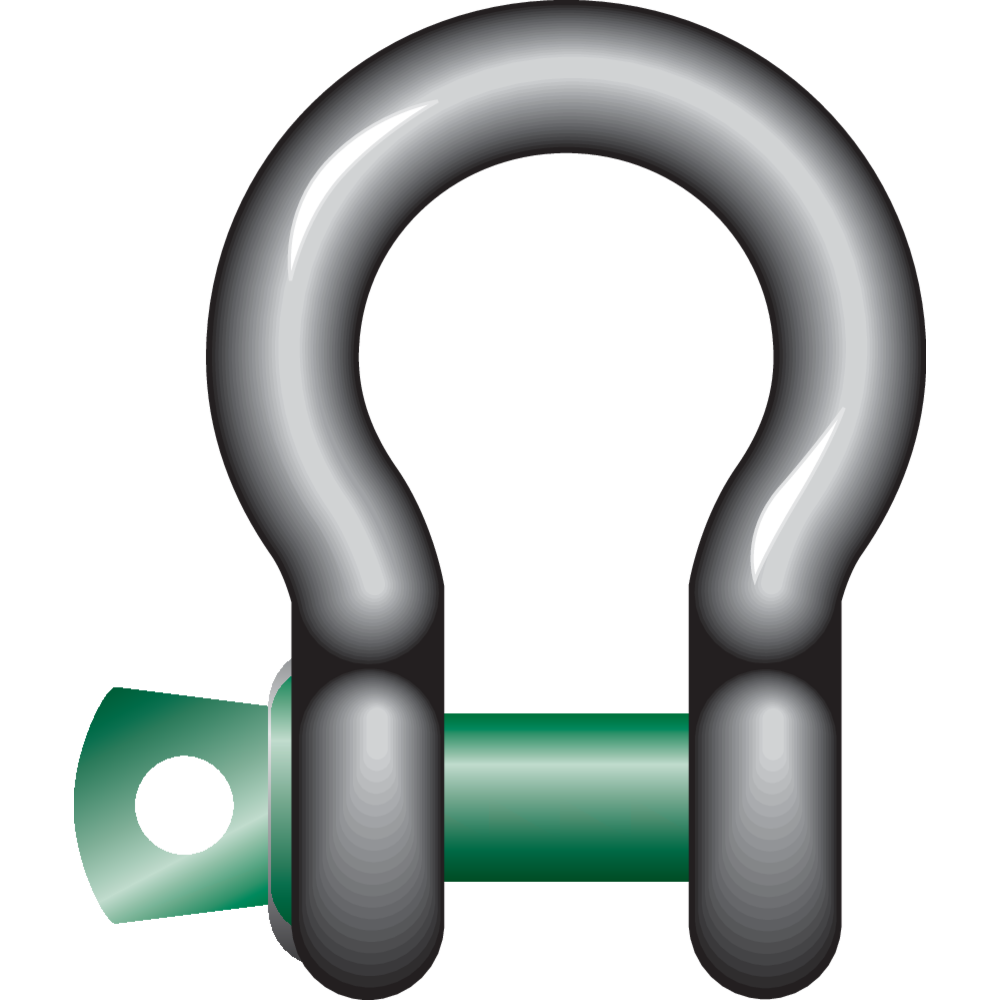 Bow Shackle SC Green Pin® G-4161